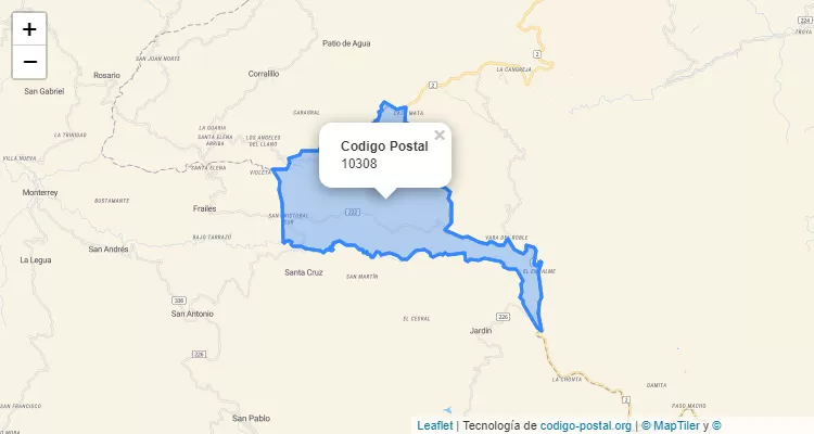 Código Postal Distrito San Cristóbal, Desamparados - San Jose - Costa Rica