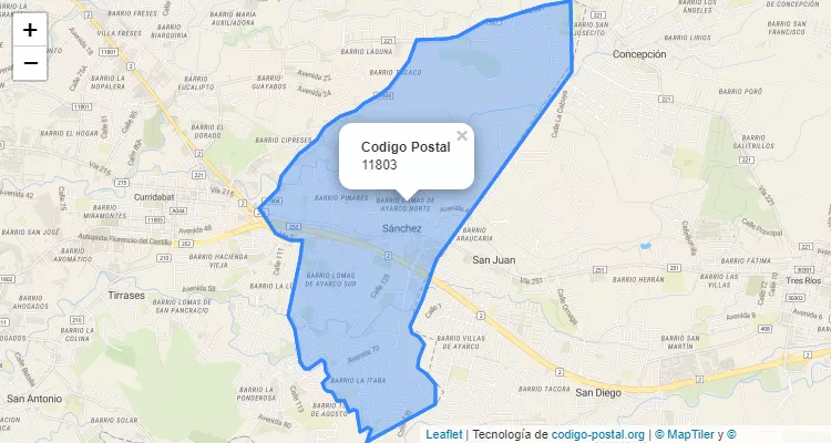 ZIP Code 11803 | Costa Rica