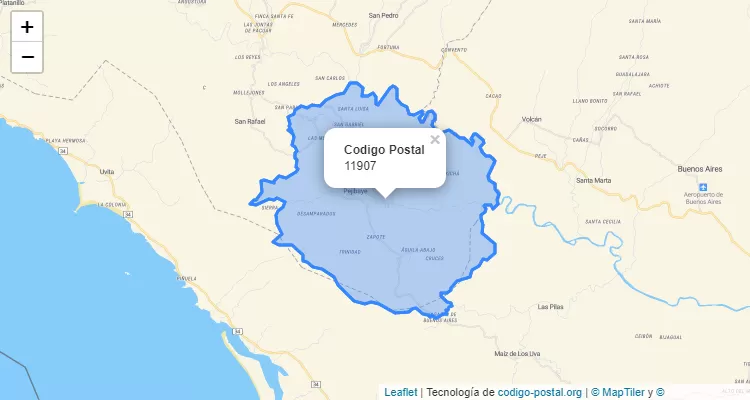 CEP Distrito Pejibaye, Perez Zeledon - San Jose - Costa Rica