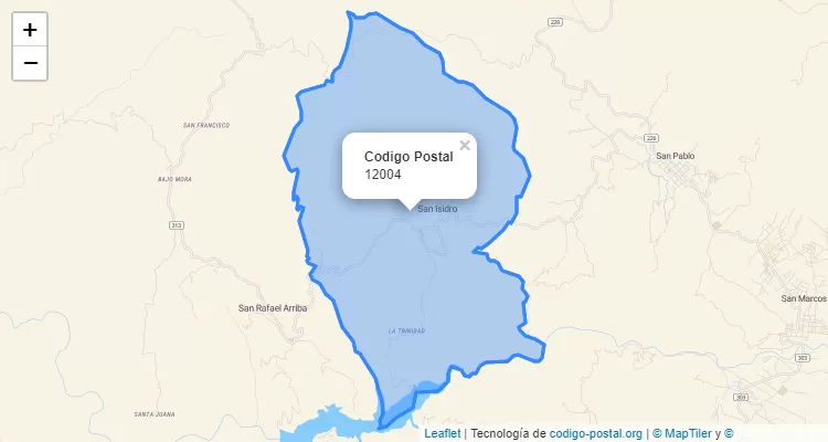 Código Postal 12004 | Costa Rica