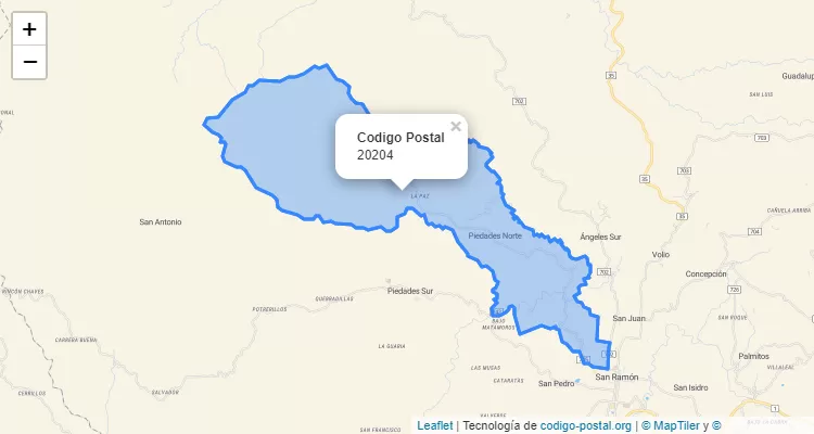 Código Postal 20204 | Costa Rica