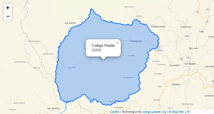 Código Postal 20205 | Costa Rica