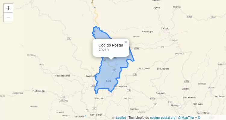 Código Postal 20210 | Costa Rica