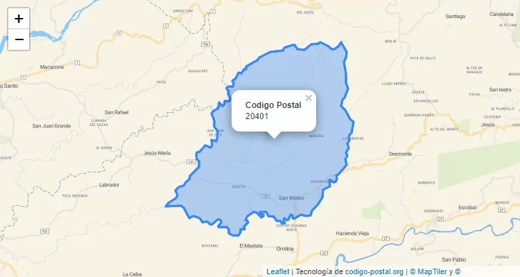 Código Postal 20401 | Costa Rica