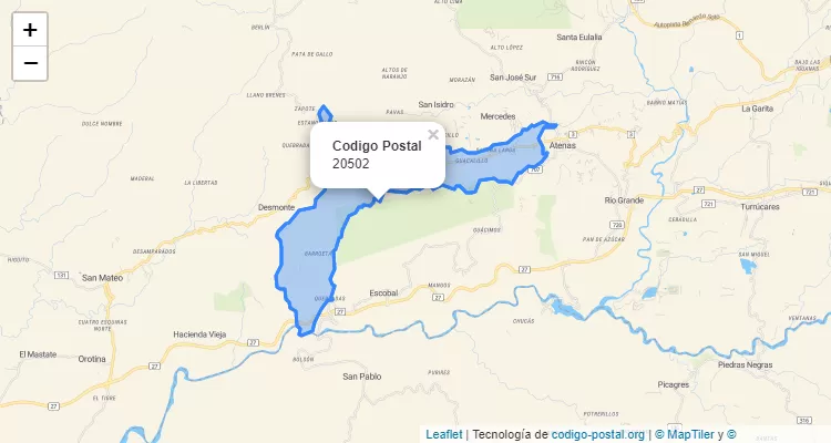 ZIP Code 20502 | Costa Rica