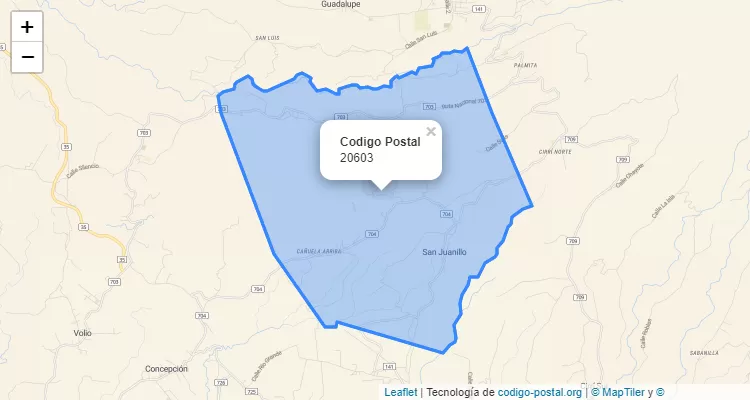Código Postal 20603 | Costa Rica