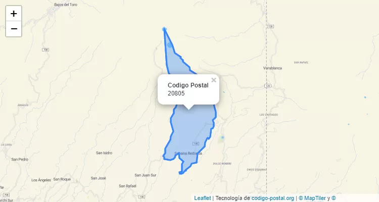 Código Postal 20805 | Costa Rica