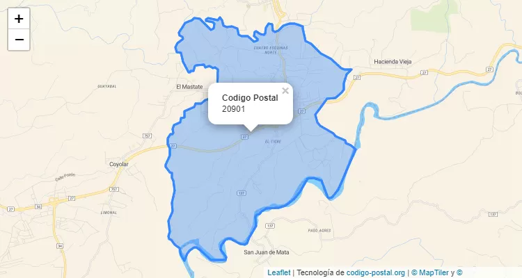 Código Postal Distrito Orotina, Alajuela - Costa Rica