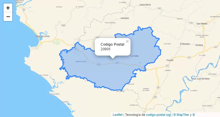 Código Postal 20905 | Costa Rica