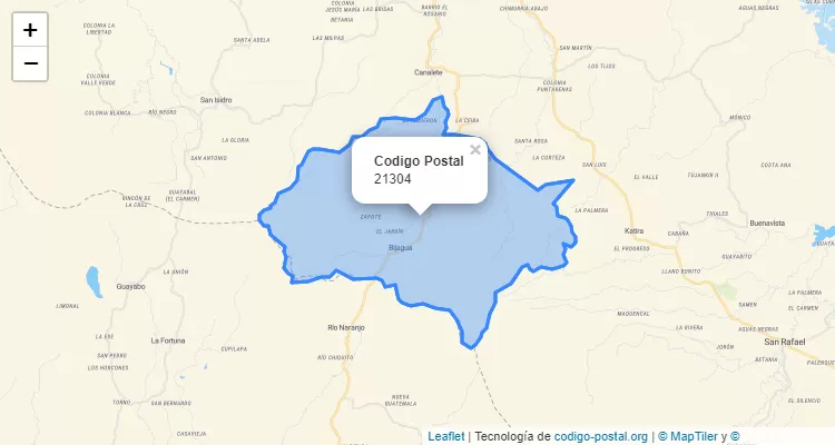 Código Postal 21304 | Costa Rica