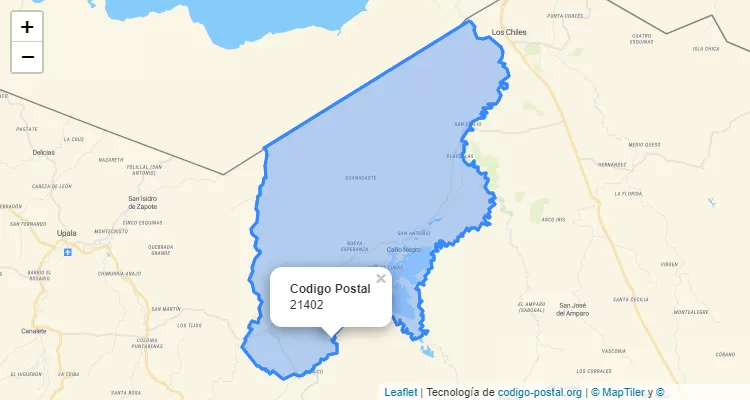Código Postal 21402 | Costa Rica
