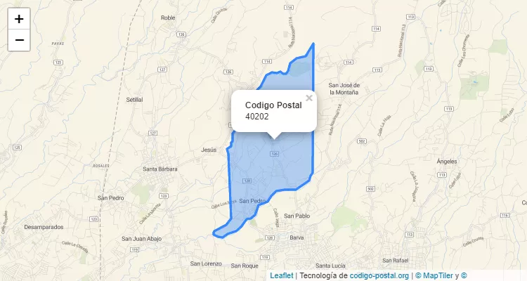 Código Postal Distrito San Pedro, Barva - Heredia - Costa Rica