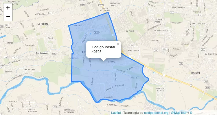 Código Postal Distrito Asunción, Belen - Heredia - Costa Rica