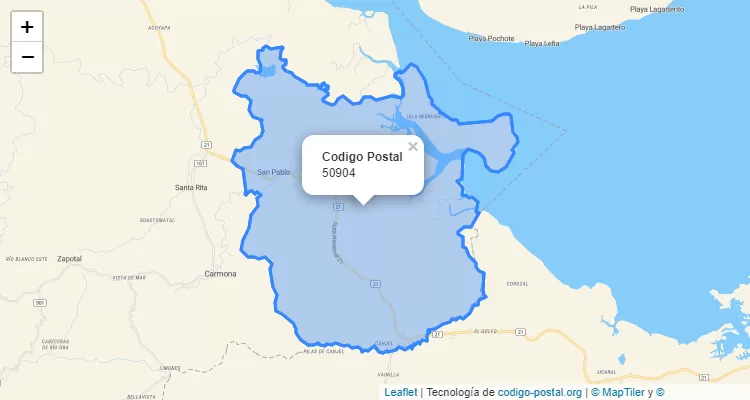 Código Postal 50904 | Costa Rica