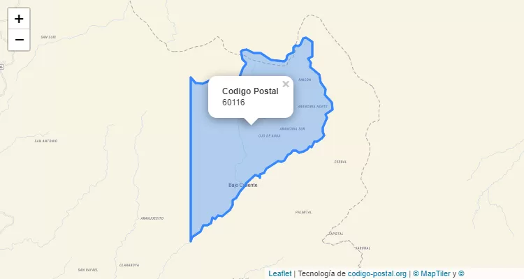 ZIP Code 60116 | Costa Rica