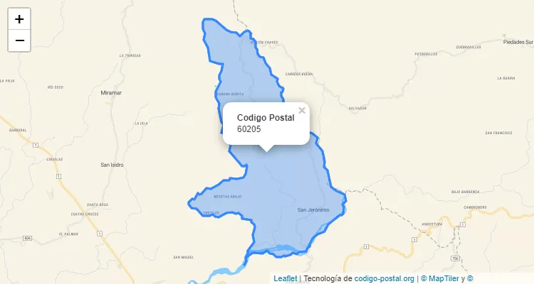 Código Postal 60205 | Costa Rica