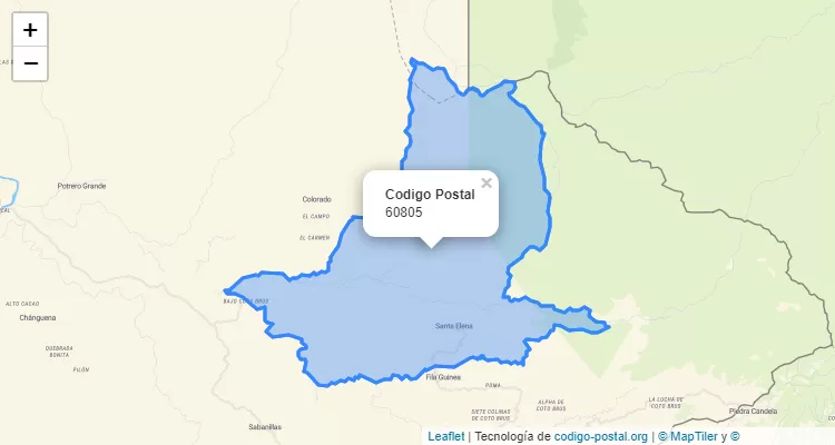 Código Postal Distrito Pittier, Coto Brus - Puntarenas - Costa Rica