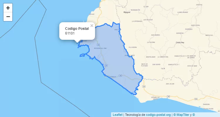 Código Postal Distrito Jacó, Garabito - Puntarenas - Costa Rica