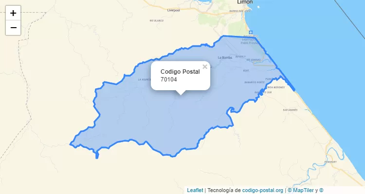 ZIP Code 70104 | Costa Rica