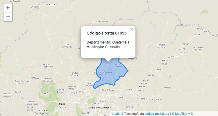 Código Postal Caserio La Laguneta en Chinautla, Guatemala - Guatemala