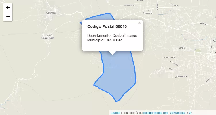 Código Postal 09010 | Guatemala