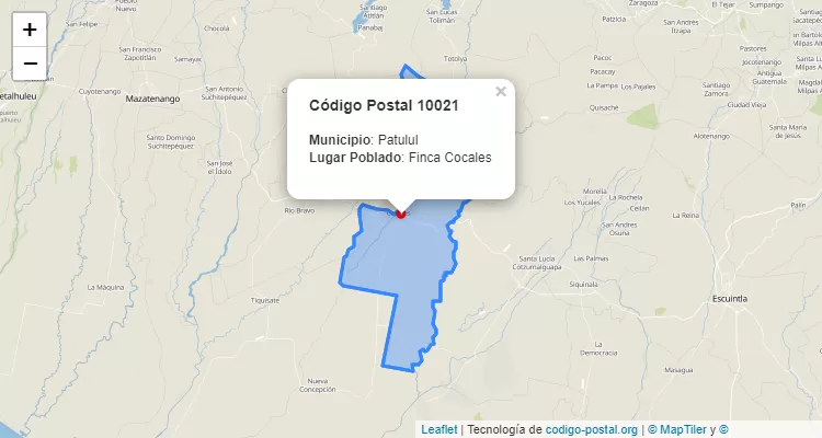 Finca Cocales en Patulul, Suchitepéquez ZIP Code - Guatemala