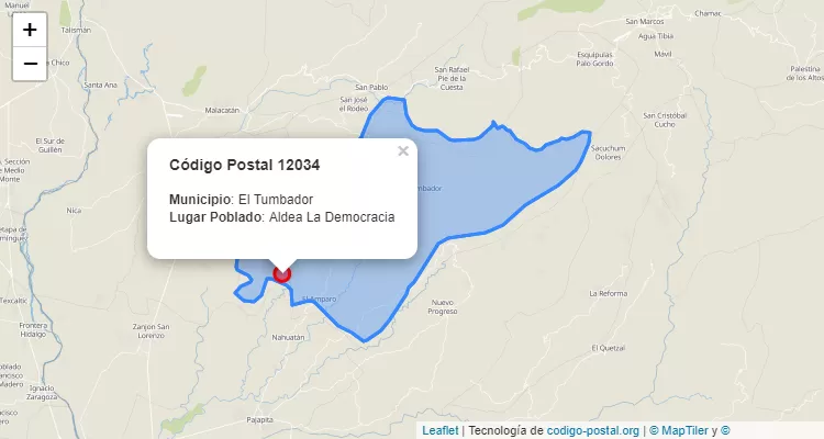CEP Aldea La Democracia en El Tumbador, San Marcos - Guatemala
