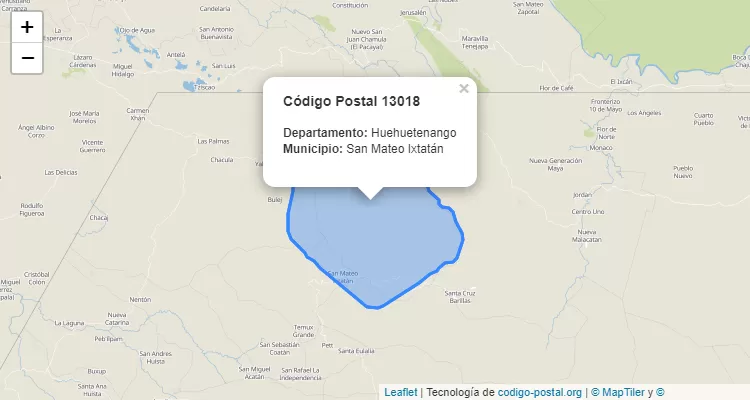 Caserio Yalambolop en San Mateo Ixtatan, Huehuetenango ZIP Code - Guatemala