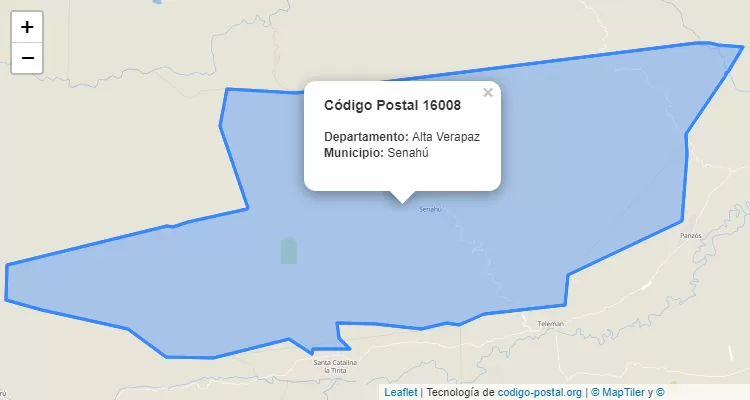 Caserio Cac-Ucub en Senahu, Alta Verapaz ZIP Code - Guatemala