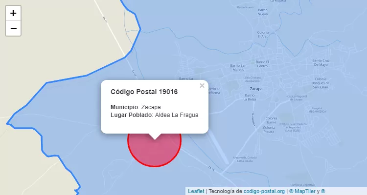 Código Postal 19016 | Guatemala
