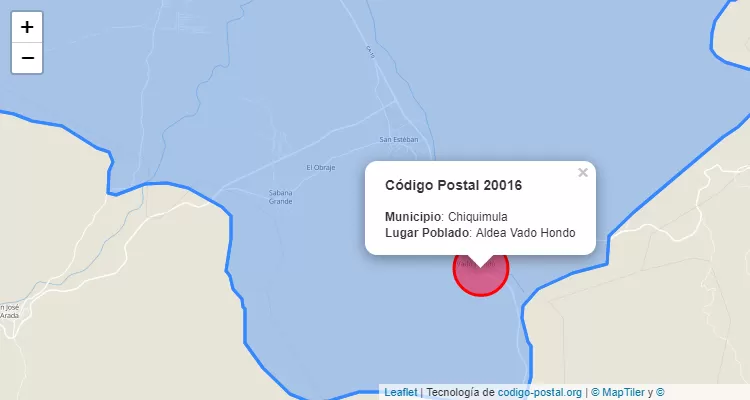Vado Hondo Guatemala Map Aldea Vado Hondo En Chiquimula, Chiquimula Zip Code - Guatemala