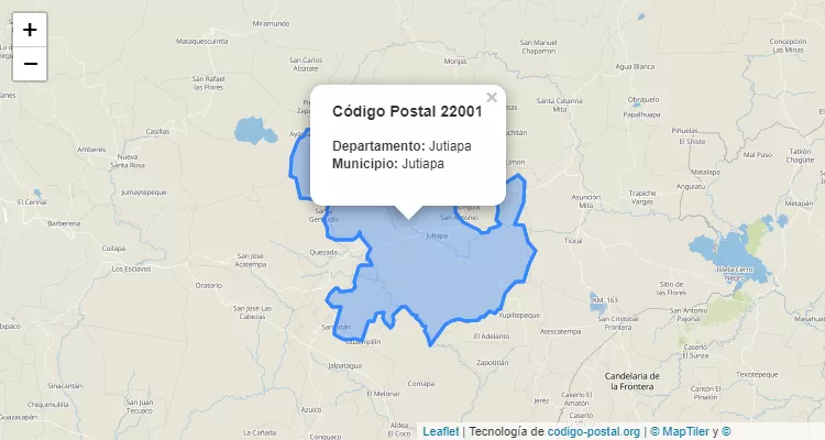 Código Postal Caserio Chinamas en Jutiapa, Jutiapa - Guatemala