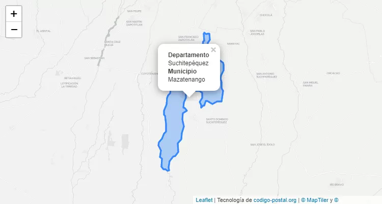 Mazatenango, Suchitepéquez ZIP Code - Guatemala