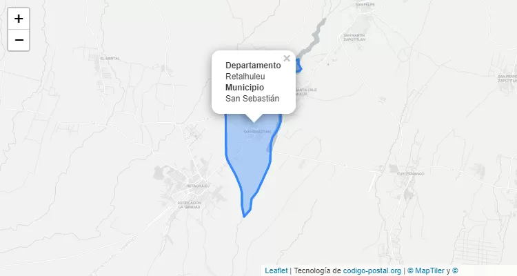 San Sebastian, Retalhuleu ZIP Code - Guatemala