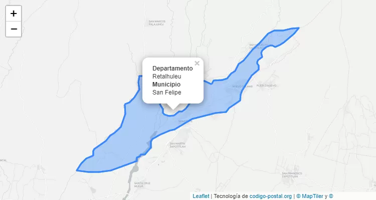 San Felipe, Retalhuleu ZIP Code - Guatemala