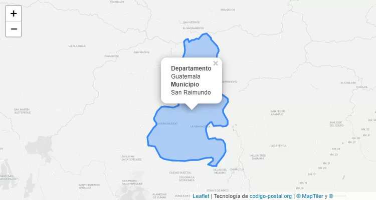 Código Postal San Raymundo, Guatemala - Guatemala