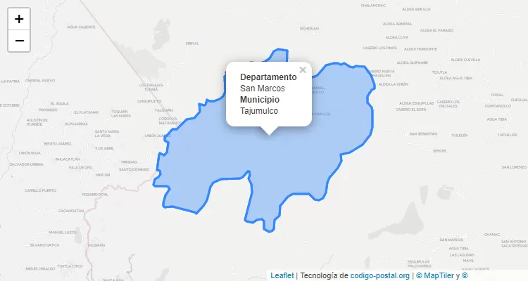 Código Postal Tajumulco, San Marcos - Guatemala