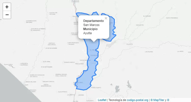 Ayutla, San Marcos ZIP Code - Guatemala