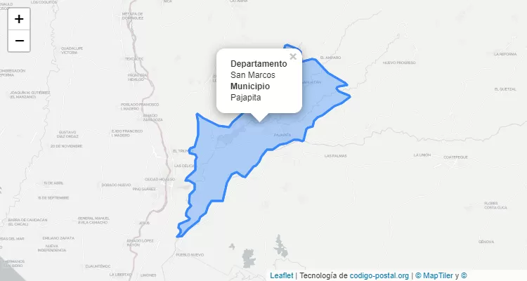 Pajapita, San Marcos ZIP Code - Guatemala