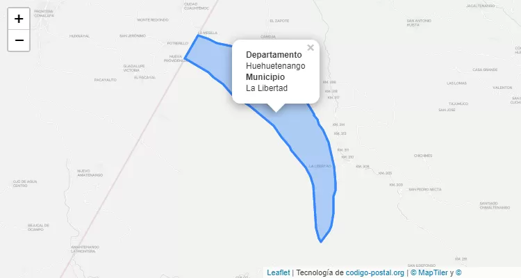 La Libertad, Huehuetenango ZIP Code - Guatemala