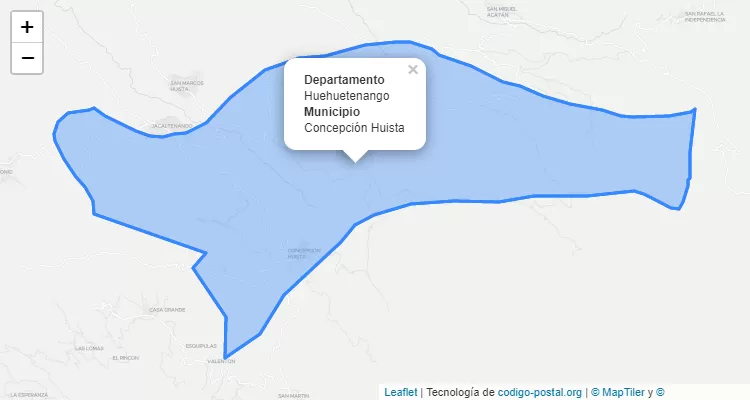 Código Postal Concepcion, Huehuetenango - Guatemala
