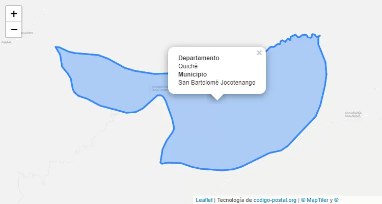San Bartolome Jocotenango, Quiché ZIP Code - Guatemala