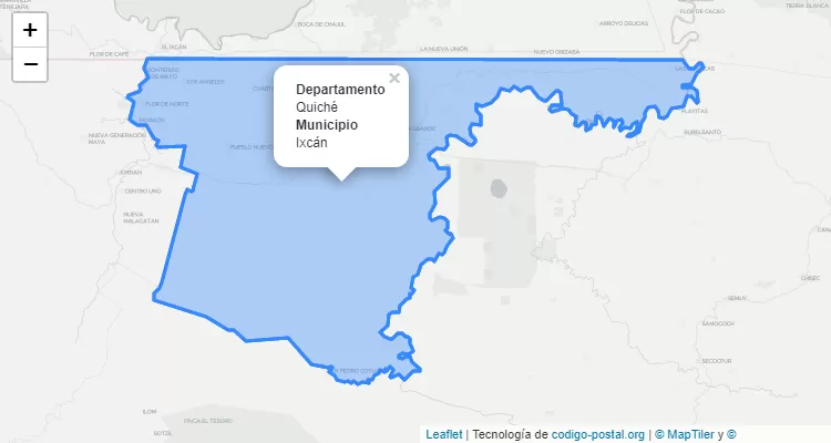 Ixcan, Quiché ZIP Code - Guatemala