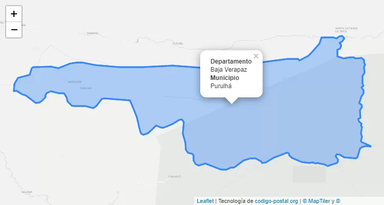 Purulha, Baja Verapaz ZIP Code - Guatemala