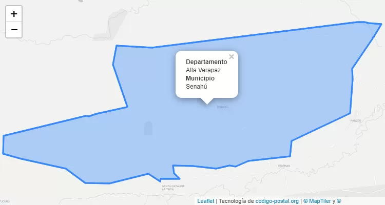 Senahu, Alta Verapaz ZIP Code - Guatemala