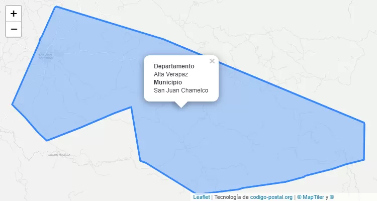 San Juan Chamelco, Alta Verapaz ZIP Code - Guatemala