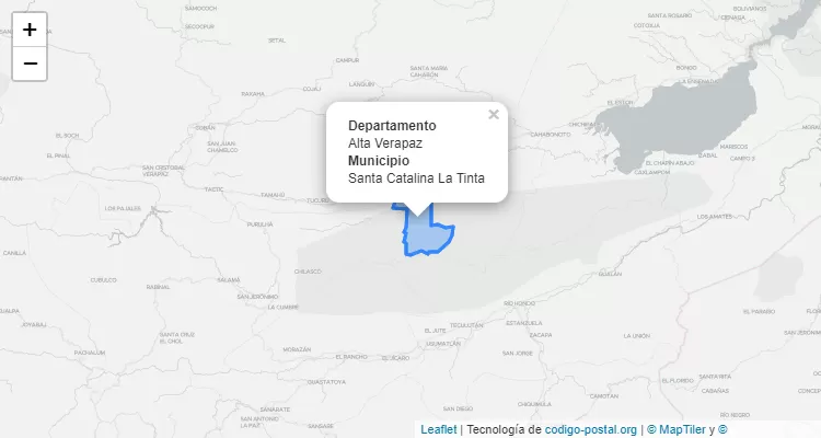 Santa Catalina la Tinta, Alta Verapaz ZIP Code - Guatemala