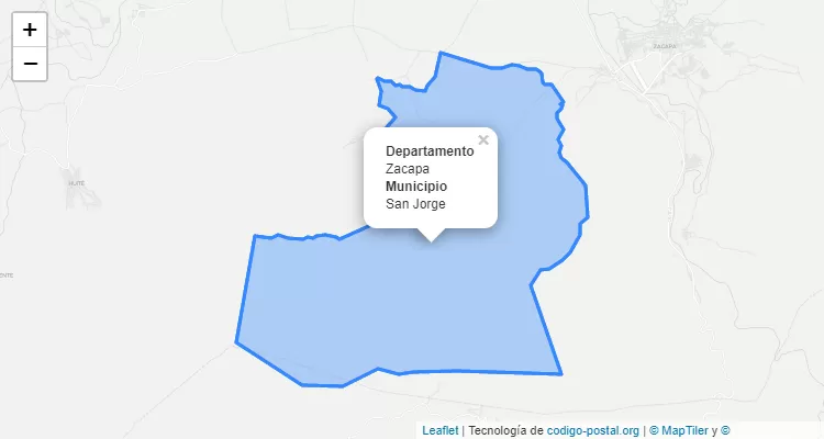 Código Postal San Jorge, Zacapa - Guatemala