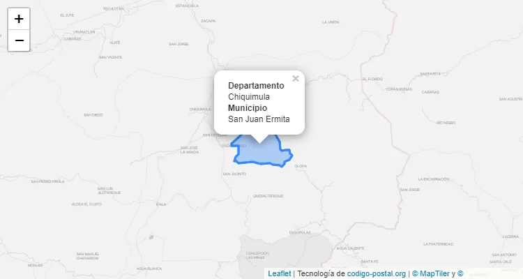 San Juan Ermita, Chiquimula ZIP Code - Guatemala