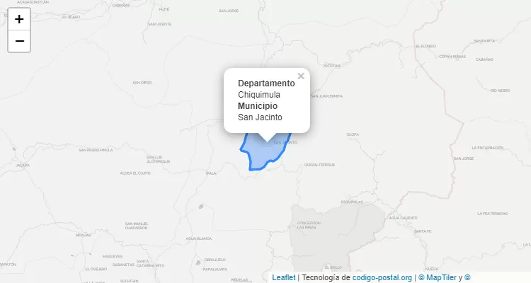 San Jacinto, Chiquimula ZIP Code - Guatemala